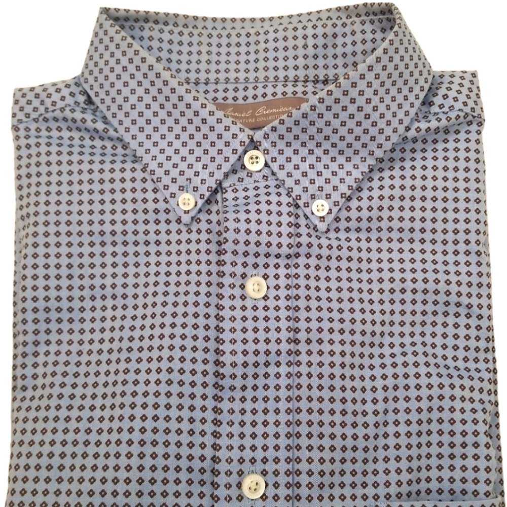 Daniel Cremieux Shirt Size L Long Sleeve Blue